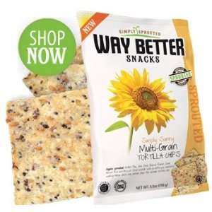 Way Better Snacks Simply Sunny Multigrain Tortilla Chips, 5.5 oz bag 