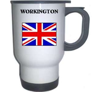  UK/England   WORKINGTON White Stainless Steel Mug 