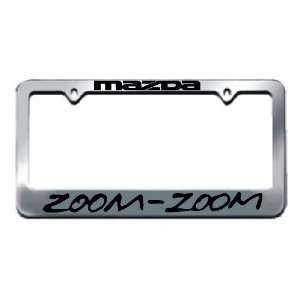  Mazda Zoom Zoom Chrome License Plate Frame: Automotive
