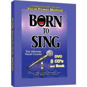  Born to Sing Vocal Master Course (DVD + 5 CDs + Book 