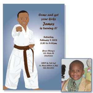   : 3023 B Karate Kid Boy Birthday Invitations: Health & Personal Care
