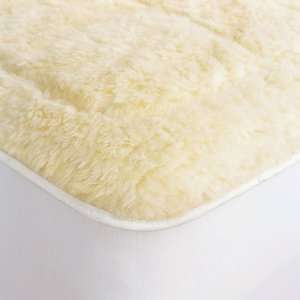 Scandia Home Fitted Wool Mattress Pad Full Size:  Home 