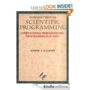 Introduction to Scientific Programming: Computational Problem Solving 