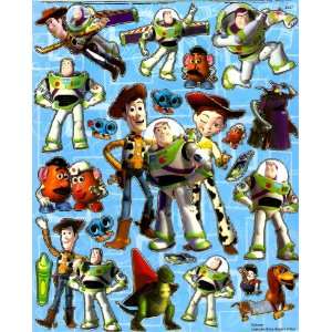  Toy Story Movie Disney Sticker Sheet E027 ~ Woody Cowboy 