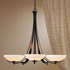  Hubbardton Forge 10 1261 07 G123 5 Light Aegis Chandelier 