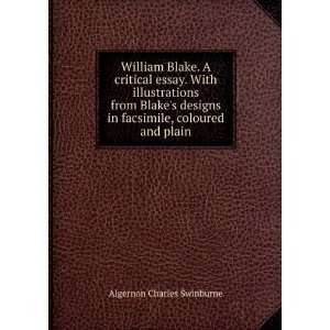  William Blake. A critical essay. With illustrations from Blake 