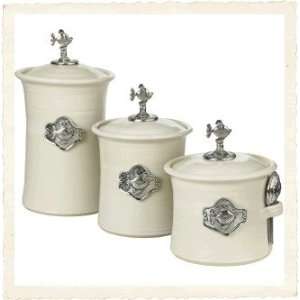Tin Woodsman Crosby & Taylor Canister Set Whipping Cream   Fish 