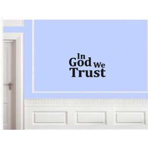 com In God We Trust Vinyl wall lettering stickers quotes and sayings 