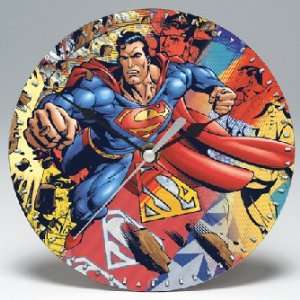  Superman Wooden Wall Clock *SALE*: Sports & Outdoors
