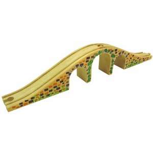   Bigjigs Wooden Expansion Train Track (Three Arch Bridge): Toys & Games