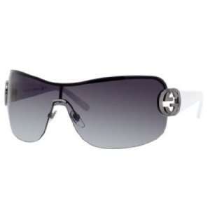 Gucci Sunglasses 2890 / Frame Dark Ruthenium White Lens 