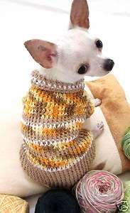 XXS XS Handmade Dog Puppy Apparel Costume Clothing Sweater D853 TeaCup 