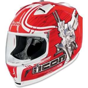  Icon Domain 2 Sha Do Helmet   Medium/Red: Automotive