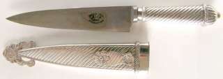 ARGENTINA   Silver Nickel Gaucho KNIFE FACON 10½ Inches  
