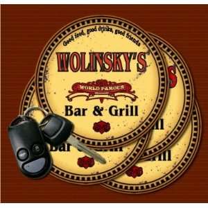  WOLINSKYS Family Name Bar & Grill Coasters: Kitchen 