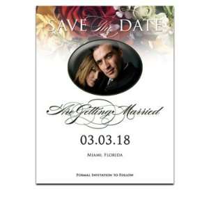    40 Save the Date Cards   Spring Garden Bouquet: Office Products