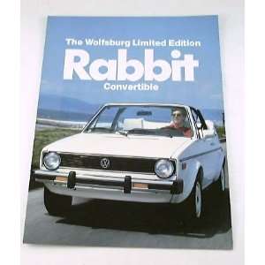    1983 83 VW Volkswagen RABBIT Wolfsburg BROCHURE: Everything Else