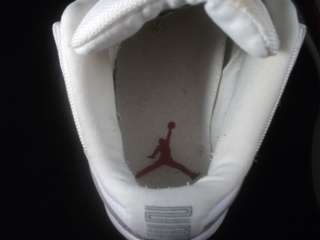 Nike Retro Air Jordan XI 11 Low OG White / Varsity Red Size 10 2001 