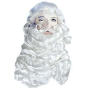   : Santa Set Supreme with Mustache by Lacey Costume Wigs: Toys & Games