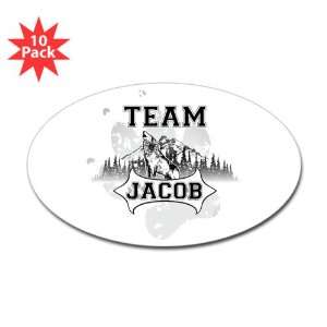   : Sticker (Oval) (10 Pack) Twilight Wolf Team Jacob: Everything Else