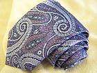 TED BAKER *LONDON* BLUE/PURPLE WOVEN PAISLEY SILK TIE *$85 NWT NEW