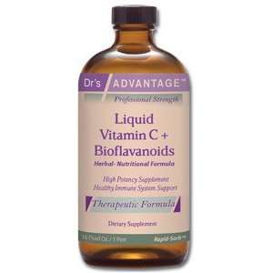  Dr.s Advantage Liquid Vitamin C + Bioflavanoids Health 