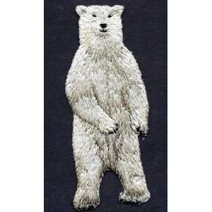  Polar Bear, Standing   Iron On Embroidered Applique 