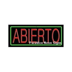  Abierto Open Neon Sign 13 x 32: Sports & Outdoors