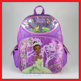 16 Disney Princess and the Frog Dreams Backpack   Bag  