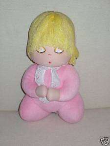 NEW PRAYING DOLL IN PINK 1982 BY AMTOY INC. BRAND NEW  