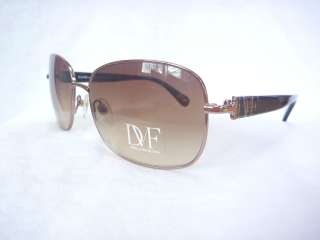   Furstenberg DVF Sunglasses DVF802S 241 Gold Bronze Tortoise Shades NEW