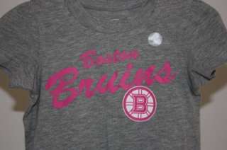 NEW IRREGULAR Boston Bruins INFANT GIRLS 18 24 Months Grey T shirt AiZ