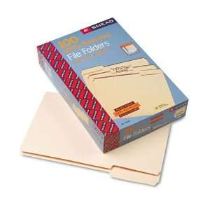  Smead : 100% Recycled File Folders, 1/3 Cut, 1 Ply Top Tab 