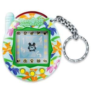  Green with Rainbow Lillies Tamagotchi Connection Version 