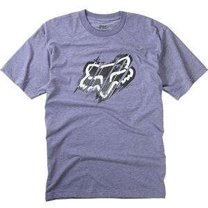  Fox Racing Distorted Dead Heathered T Shirt   Small/Purple 