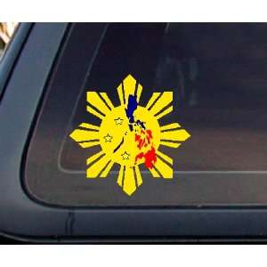  Philippine Flag Sun Star Island Car Decal / Stickers 