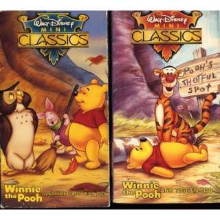   Walt Disney Mini Classics Winnie the Pooh 2 VHS Pack Winnie the Pooh