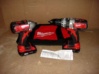 MILWAUKEE M18 LITHIUM ION 2 TOOL COMBO 2697 22CT  