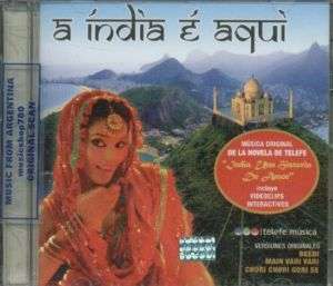 INDIA E AQUÍ, SOUNDTRACK + 4 BONUS VIDEOS. FACTORY SEALED CD.