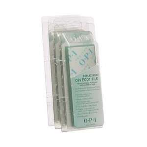    Pedicure By OPI Foot File Triple File Replacement Pack Beauty