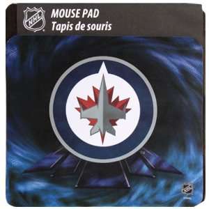  NHL Winnipeg Jets Team Logo Neoprene Mouse Pad: Sports 