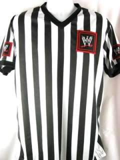 WWE Logo Referee Shirt New Adult Sizes  