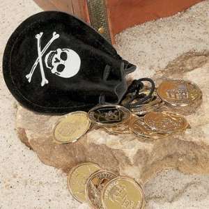 : Pirate Bags With Gold Coins   Party Themes & Events & Party Favors 