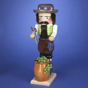 17 Authentic Steinbach Wind Up Musical Winemaker Nutcracker #ES1643