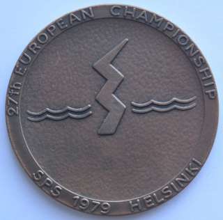1979 Finland 27th European Yachting Championship Medal  