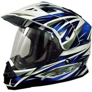   Helmet Multi Dual Sport Unisex Blue Multi XX large