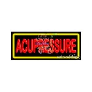  Acupressure Neon Sign 13 Tall x 32 Wide x 3 Deep 