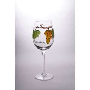    Big Crystal White Wine Glasses (Set of 4): Kitchen & Dining
