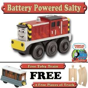  Battery Powered Salty with Free Track & Free Toby Train 