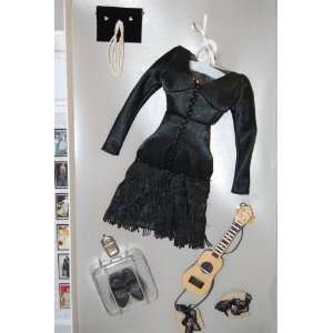   Like it Hot Black Dress with Guitar by Franklin Mint 